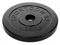 Обрезиненные диски серия Спортком 1.25 кг (D-26mm)