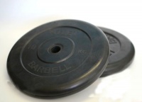 Обрезиненный диск MB Barbell ATLET d-25 - 15 кг