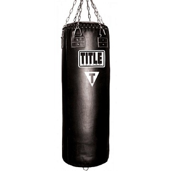 Кожаный боксерский мешок TITLE - 45 кг